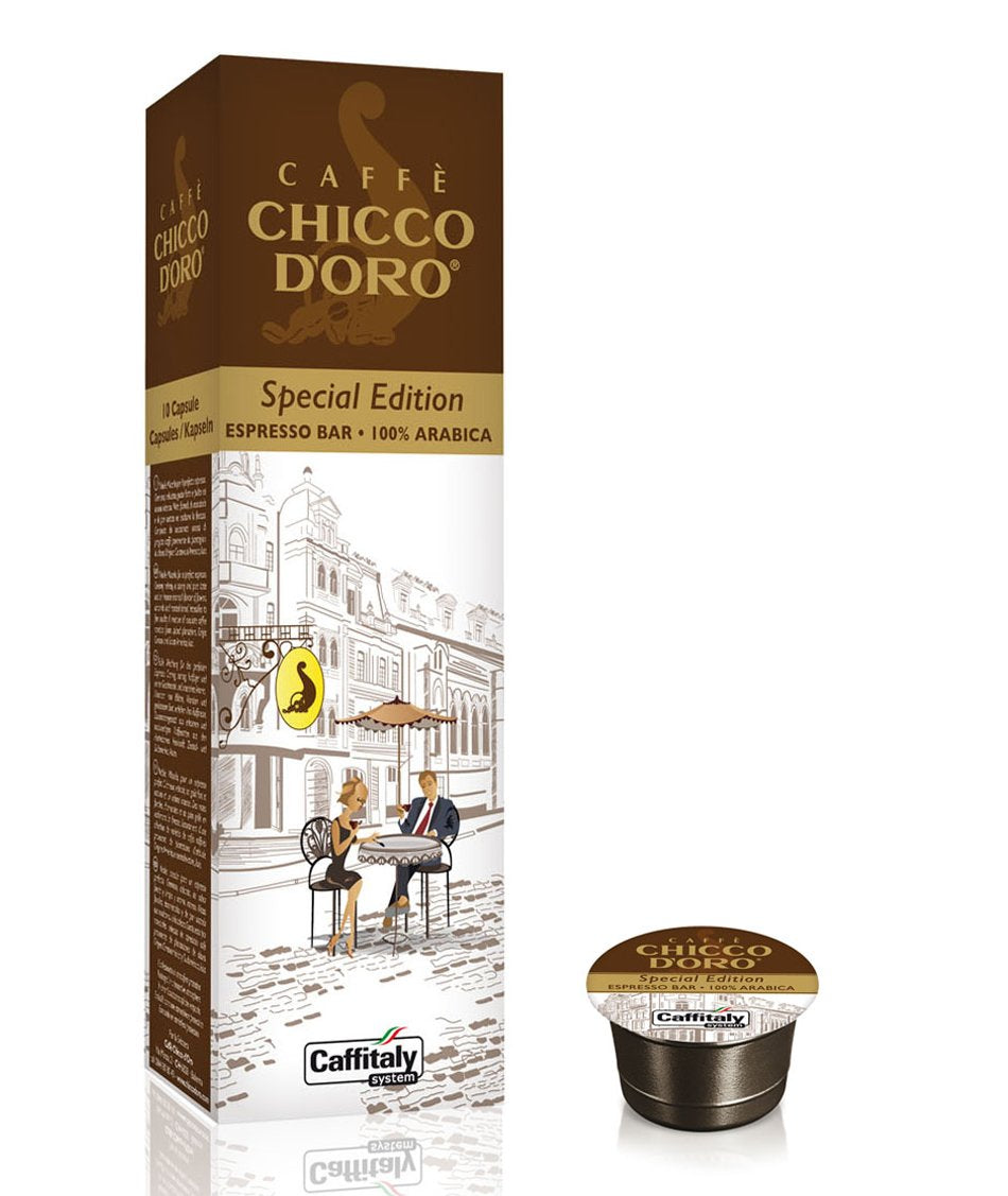 10 Capsule Caffitaly System Caffè Chicco d'Oro - Espresso Bar 100% Arabica
