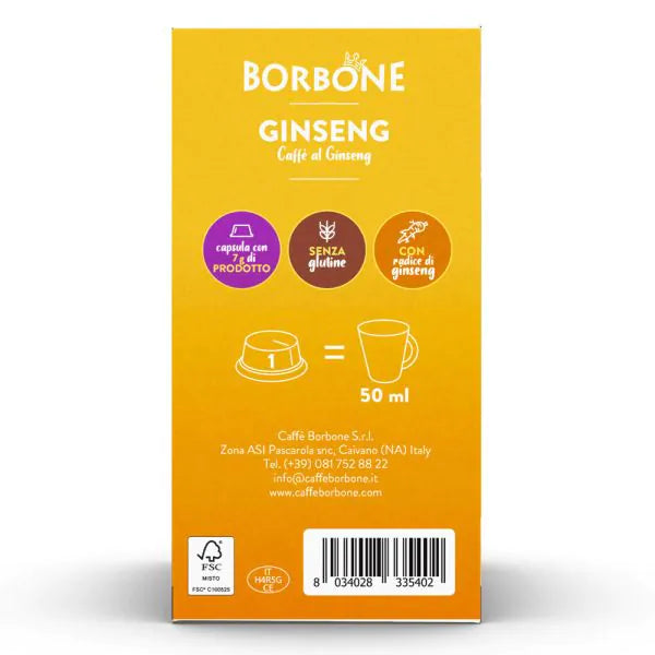 16 Capsule Borbone Compatibili A Modo Mio Ginseng