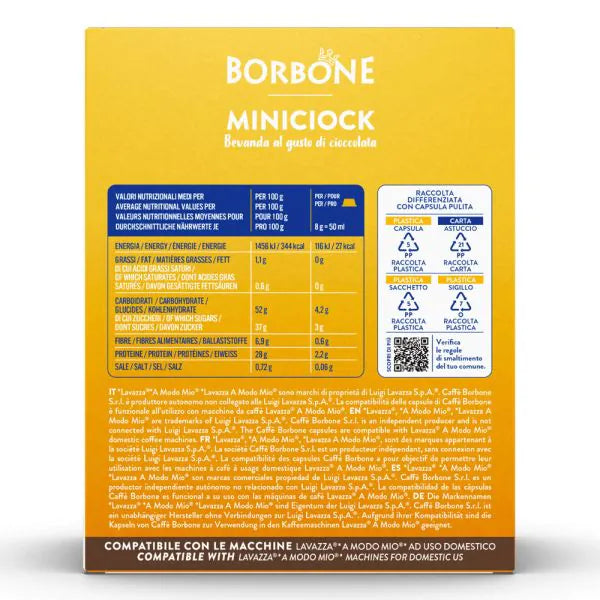 16 Capsule Borbone Compatibili A Modo Mio Miniciock