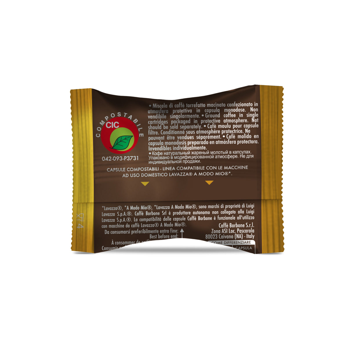 100 Capsule Compostabili Borbone Compatibili Lavazza A Modo Mio Don Carlo - Miscela Oro