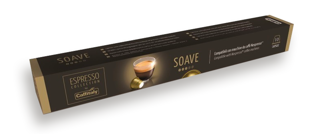 10 Capsule Espresso Soave 100% Arabica - compatibile Nespresso