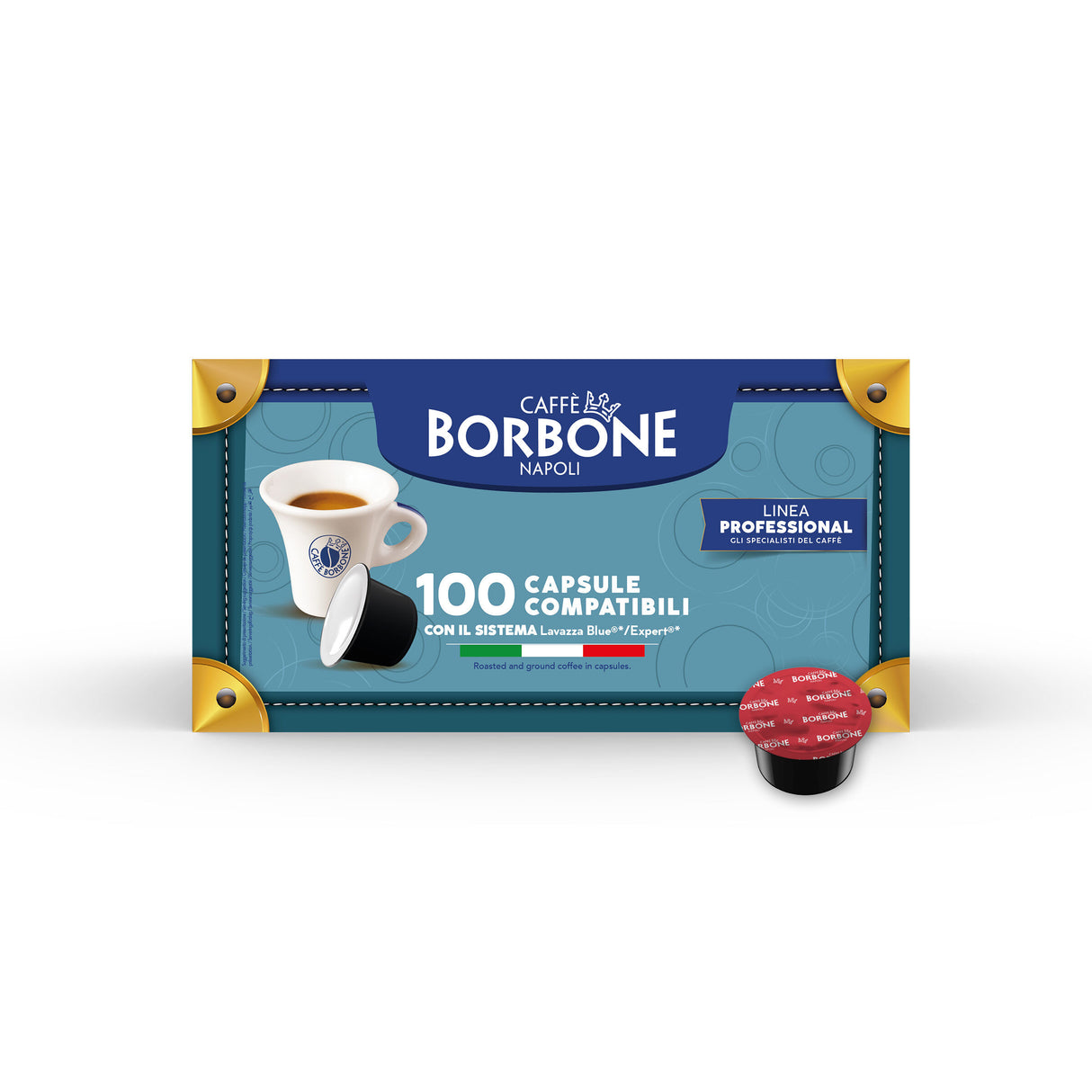 100 Capsule Caffè Borbone Compatibili Lavazza Blue e In Black – Miscela Rossa