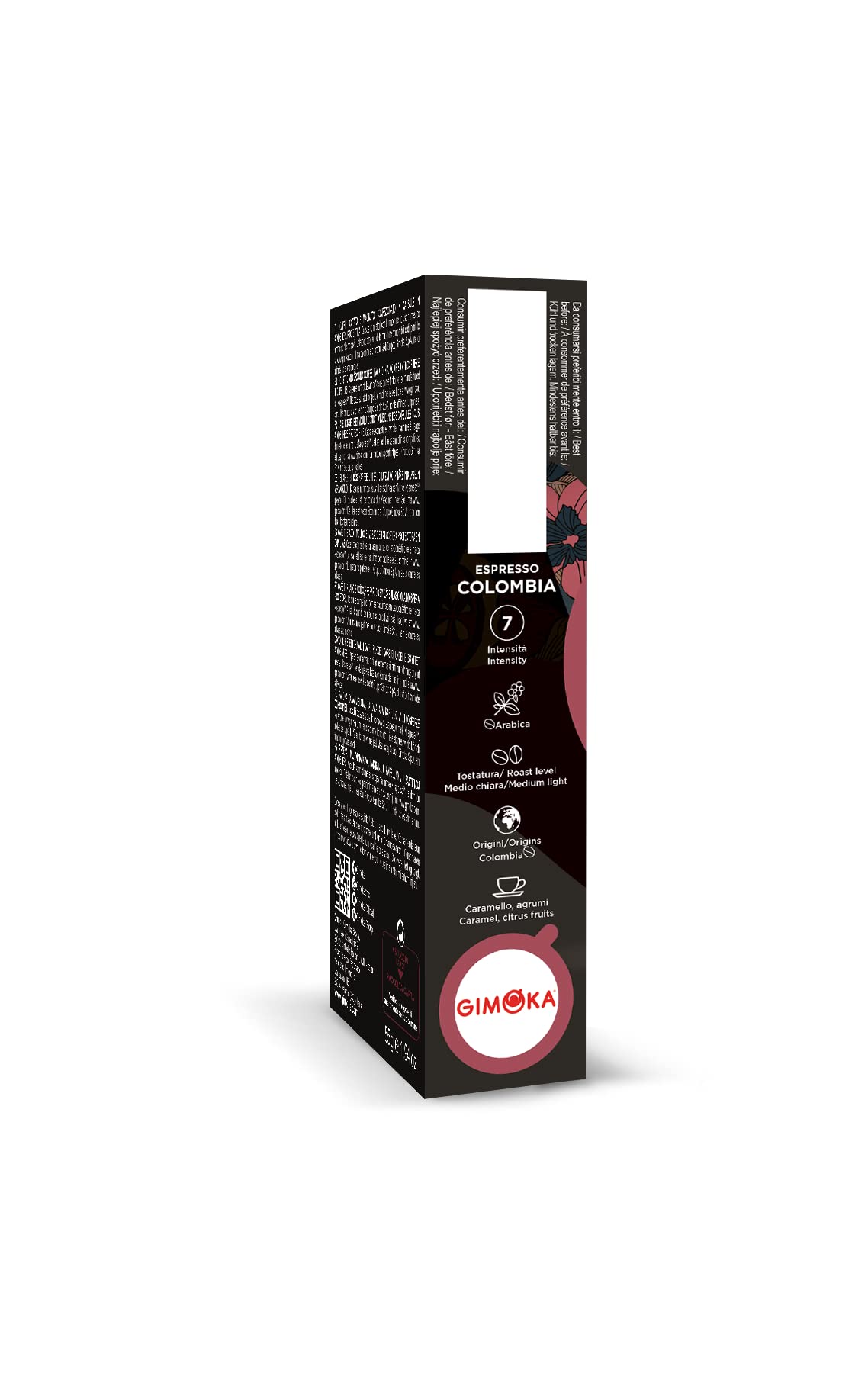 10 Capsule Gimoka Colombia compatibili sistema Nespresso - alluminio