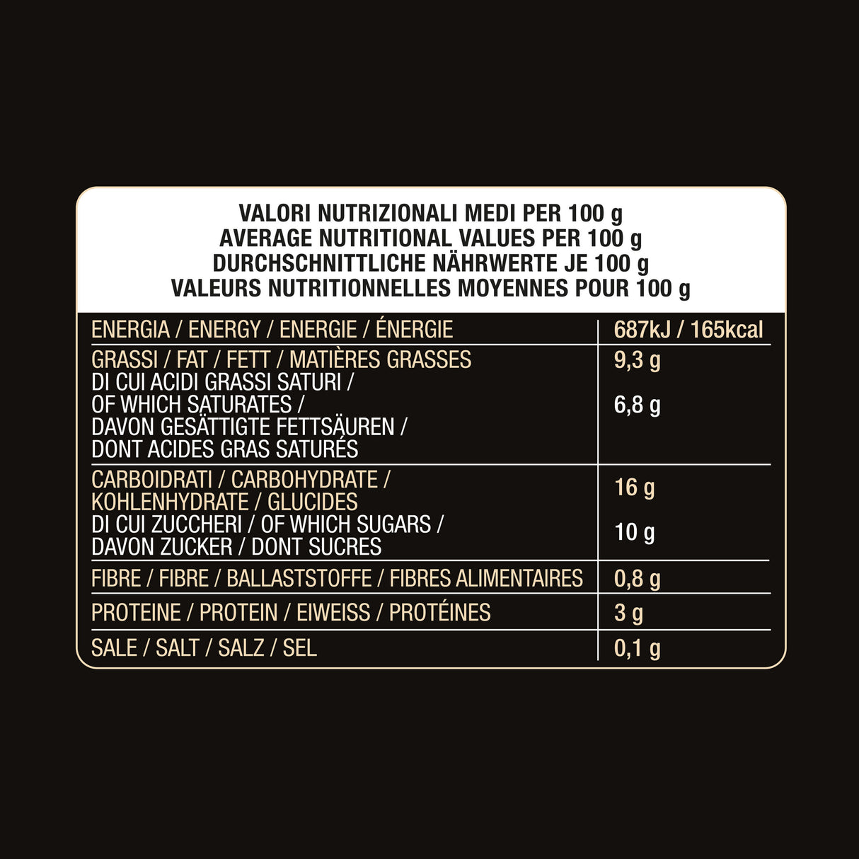 Crema Fredda Caffè Borbone con Baileys 550 g