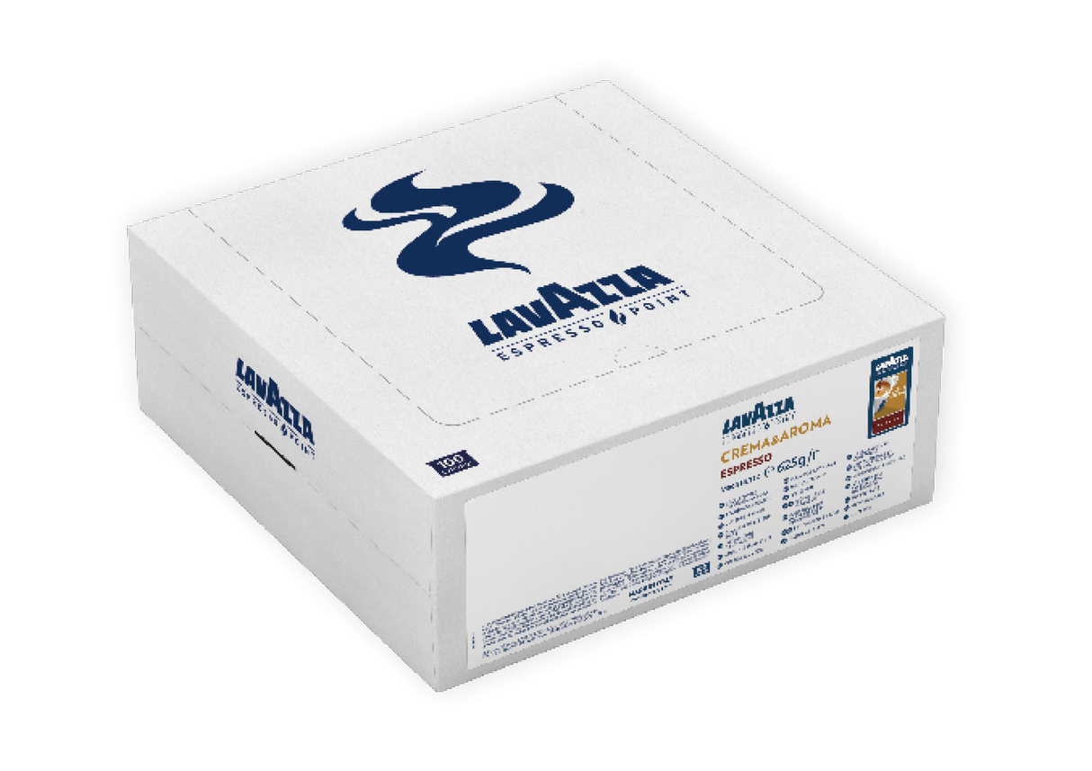 100 Capsule Lavazza Crema e Aroma Sistema Espresso Point