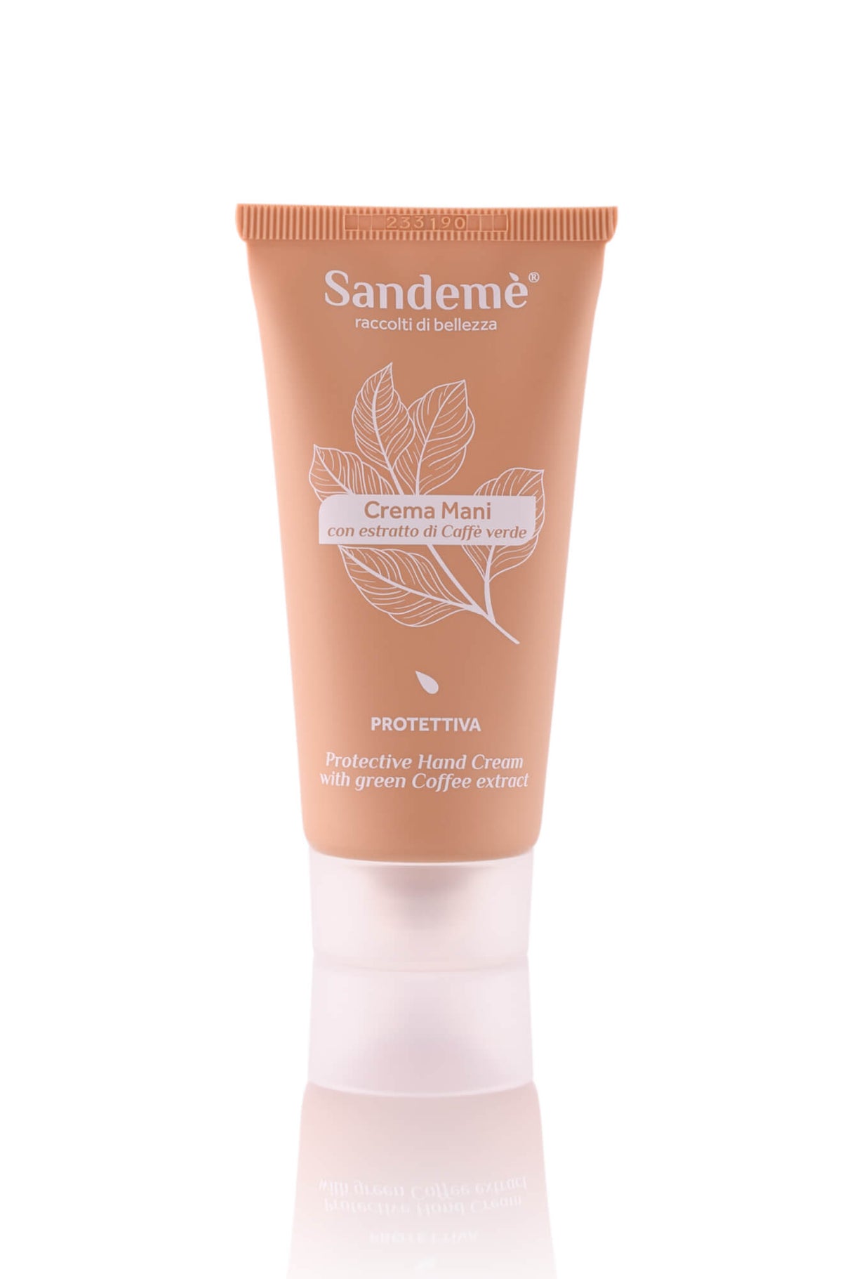 Sandemè Crema Mani Protettiva con Estratto di Caffè Verde - Tubo da 50 ml
