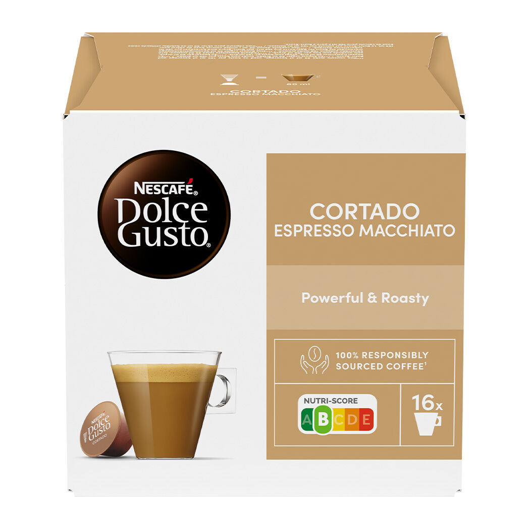Nescafé Dolce Gusto Caffè Cortado - 16 Capsule per Dolce Gusto