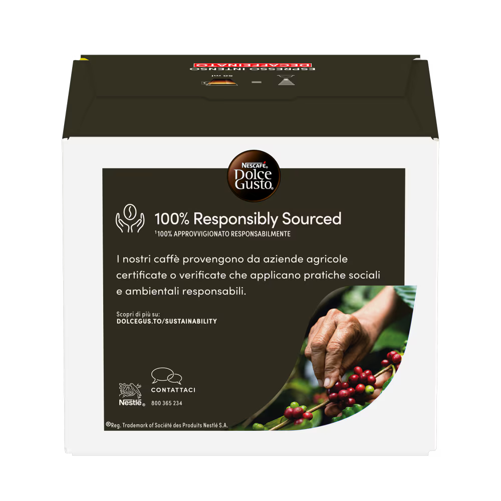 30 Capsule Nescafè Dolce Gusto Maxi Pack - Espresso Intenso Decaffeinato