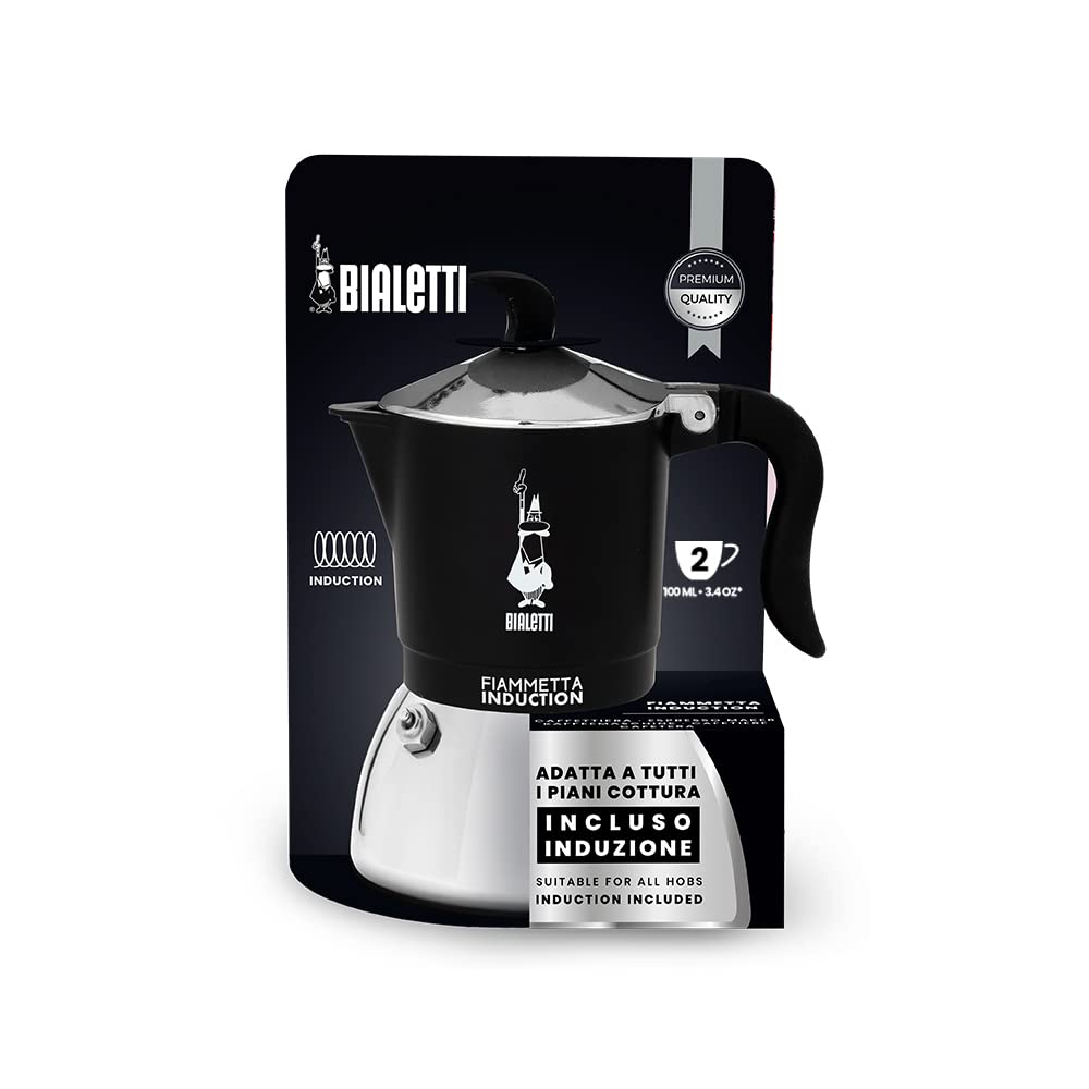 Fiammetta Induction Bialetti - Moka da 2 tazze per piani a Induzione