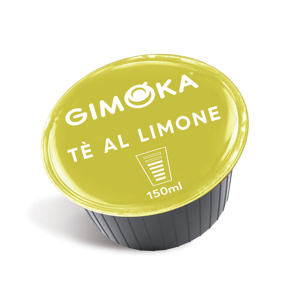 16 Capsule Gimoka Tè Limone compatibili Nescafé Dolce Gusto