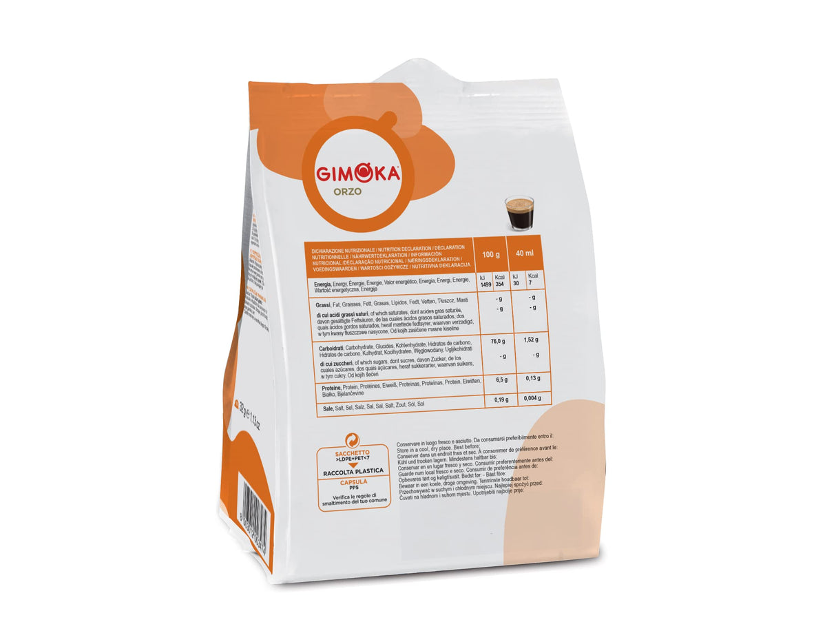 16 Capsule Gimoka Compatibili Nescafé Dolce Gusto - Orzo