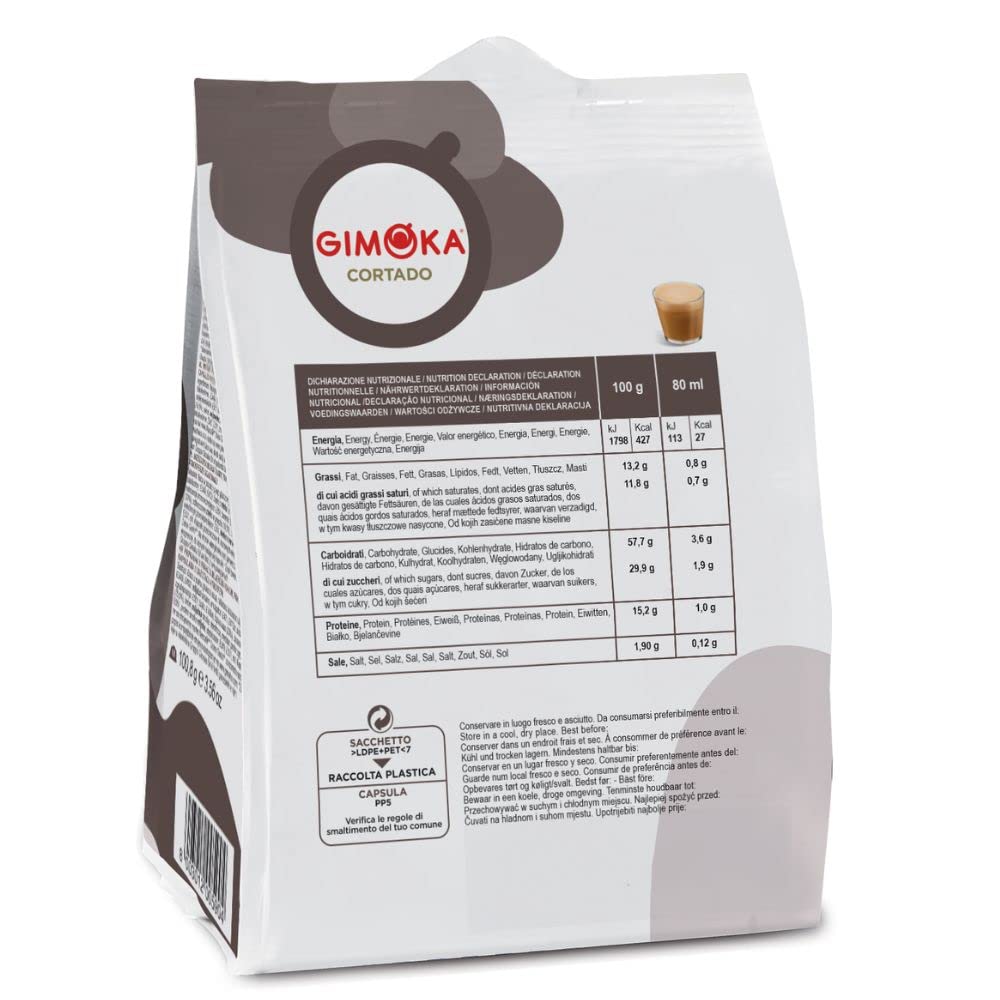 16 Capsule Gimoka Compatibili Nescafé Dolce Gusto – Gusto Cortado