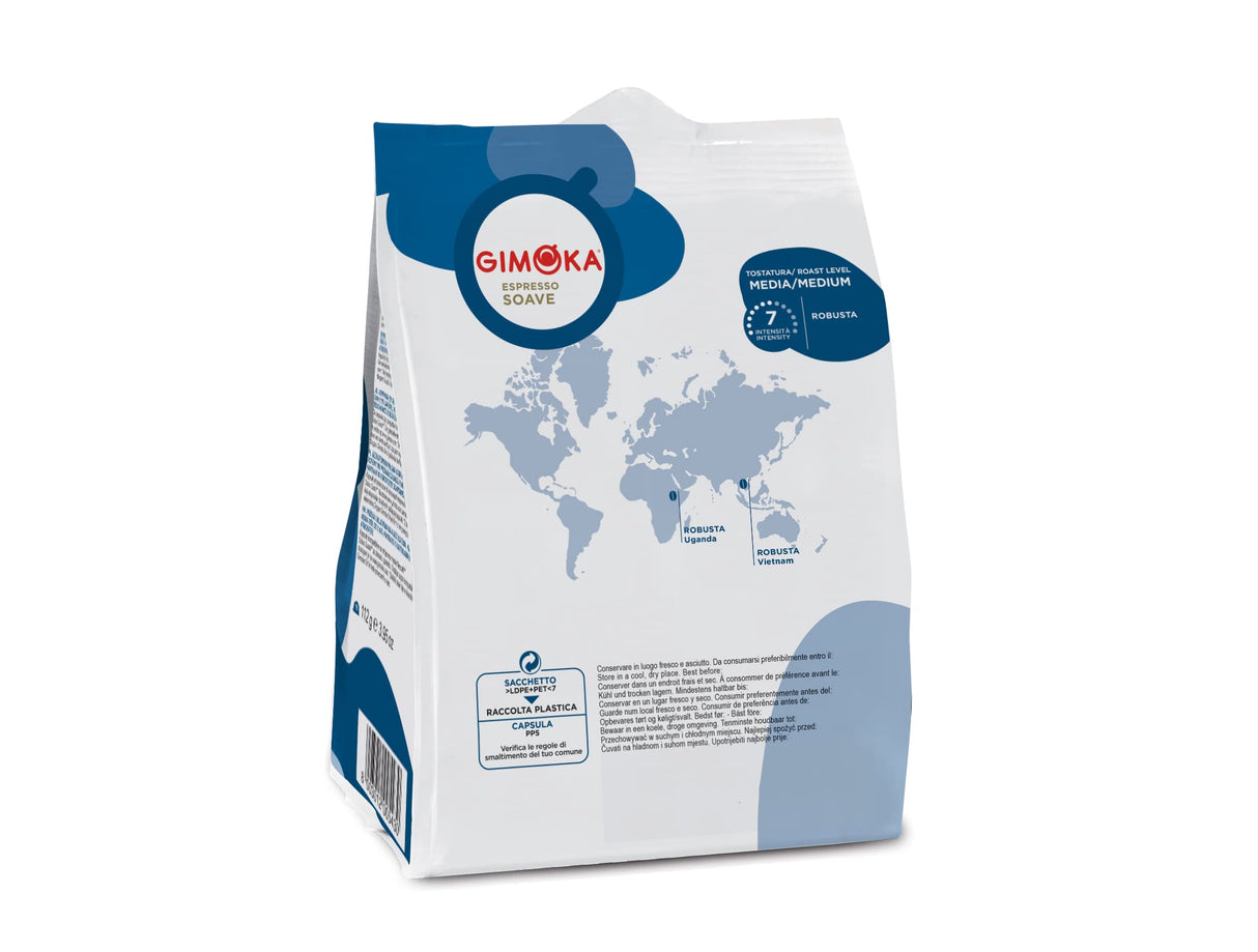 16 Capsule Gimoka Compatibili Nescafé Dolce Gusto – Miscela Dek Decaffeinato