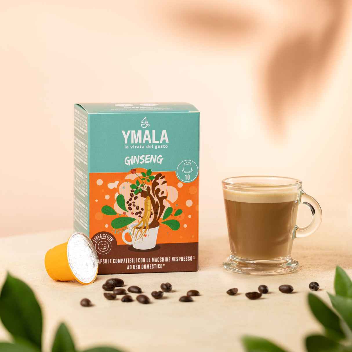 Ymala 10 Capsule Nespresso - Caffè Ginseng