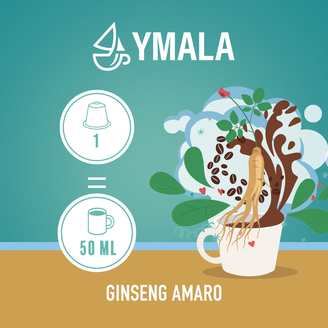 Ymala 10 Capsule Nespresso - Caffè Ginseng Amaro