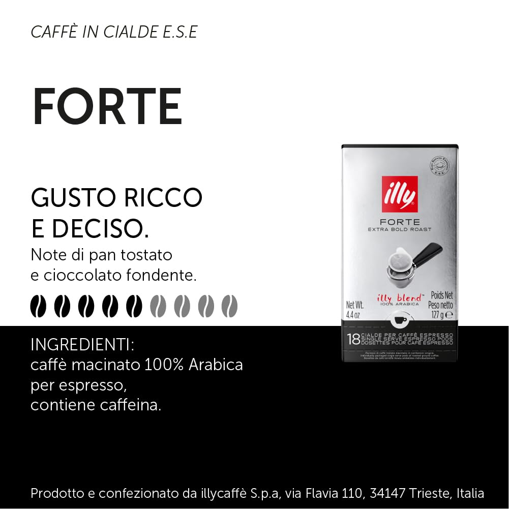 18 Cialde Illy Ese 44mm - Forte