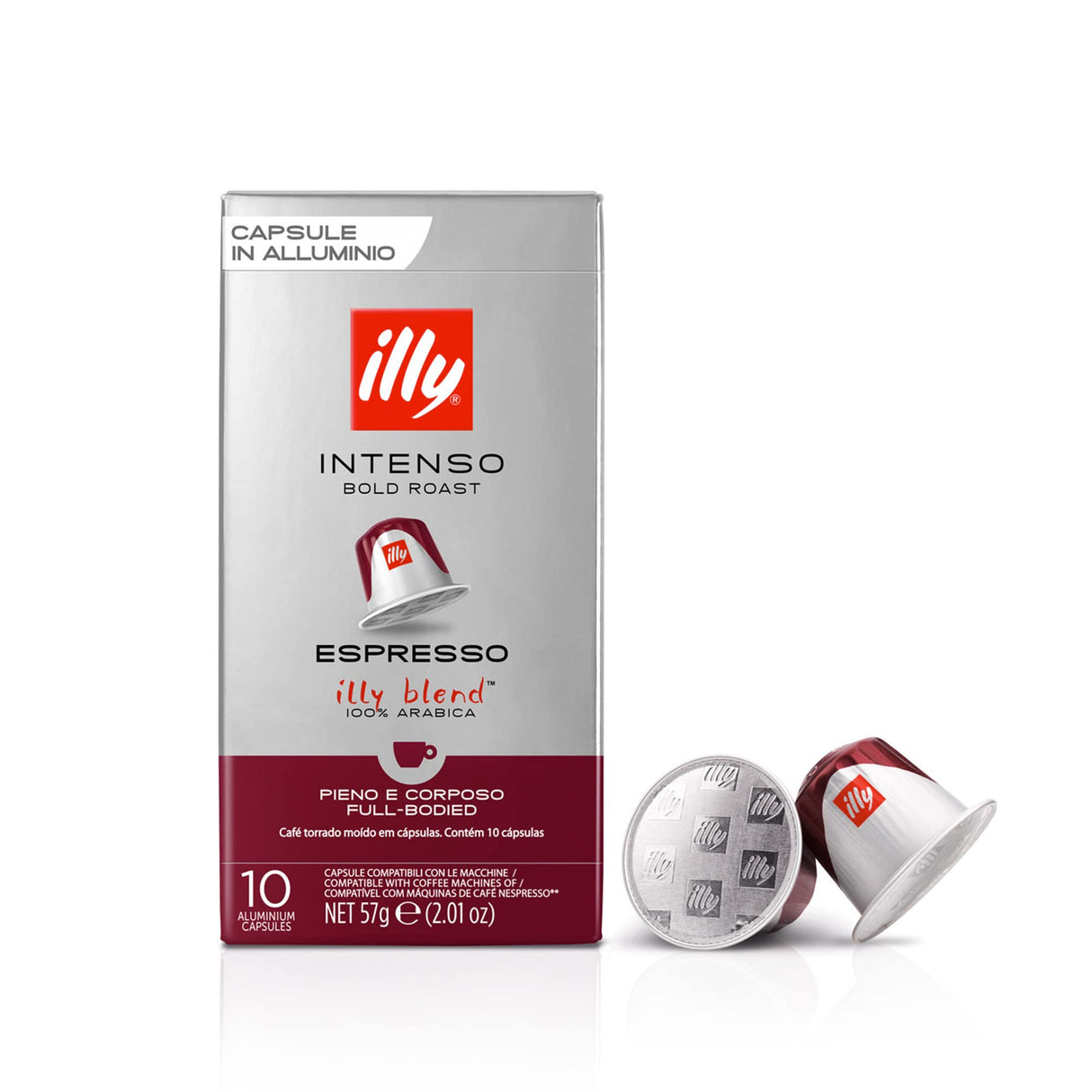 10 Capsule Illy per macchine Nespresso - Intenso