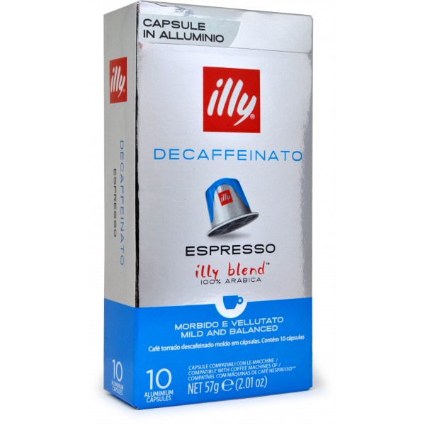 Scopri 10 Capsule Illy Compatibili Nespresso Decaffeinato Alluminio –