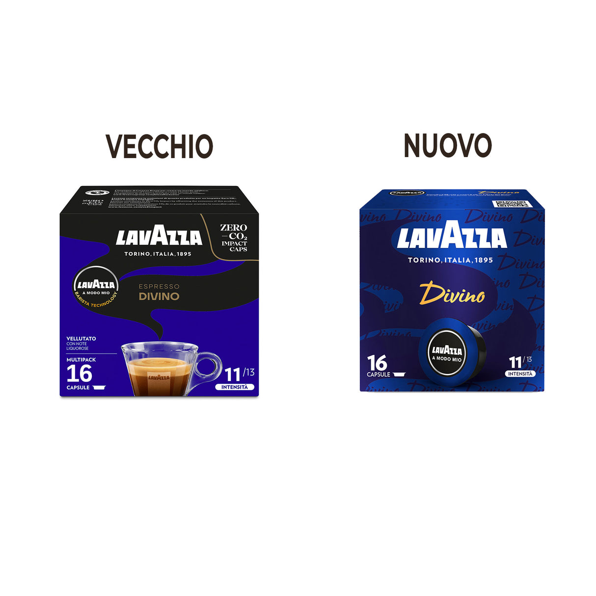 16 Capsule Lavazza A Modo Mio Divino – Espresso Vellutato con Note di Cacao e Frutta Esotica