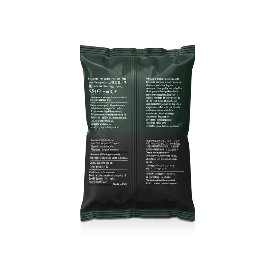 100 Capsule Lollo Caffè Nero Compatibili Nespresso