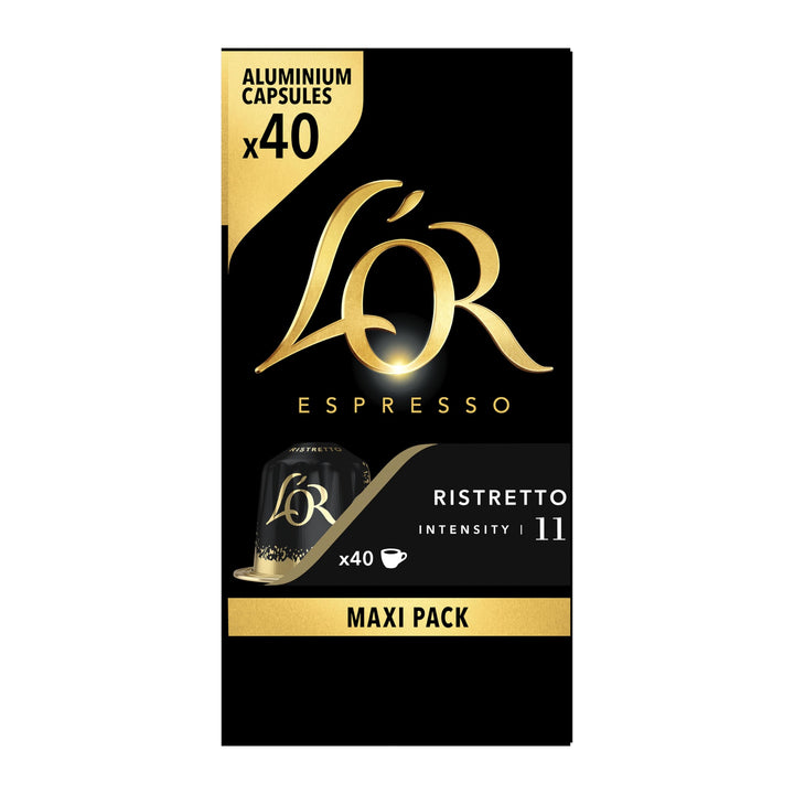 L'OR Espresso Onyx - Confezione da 40 Capsule Compatibili Nespresso