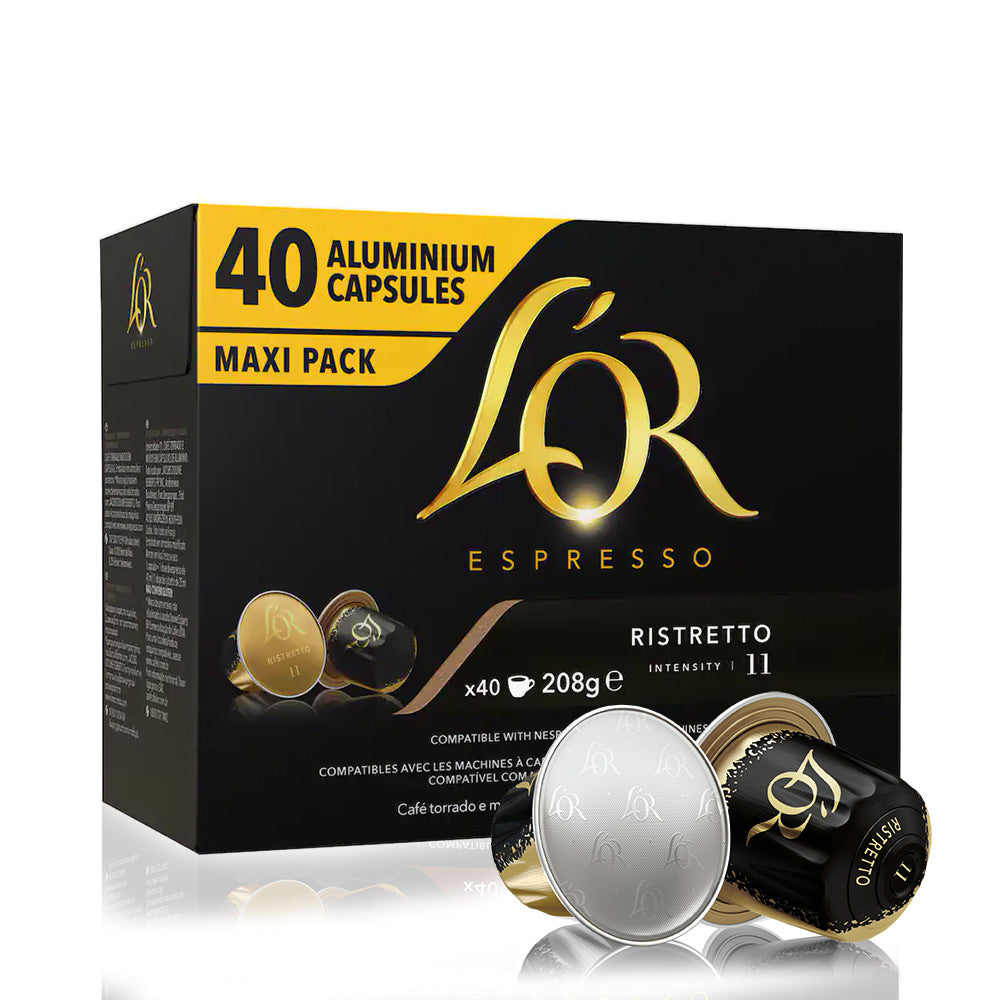 40 Capsule L'Or Ristretto Compatibili Nespresso