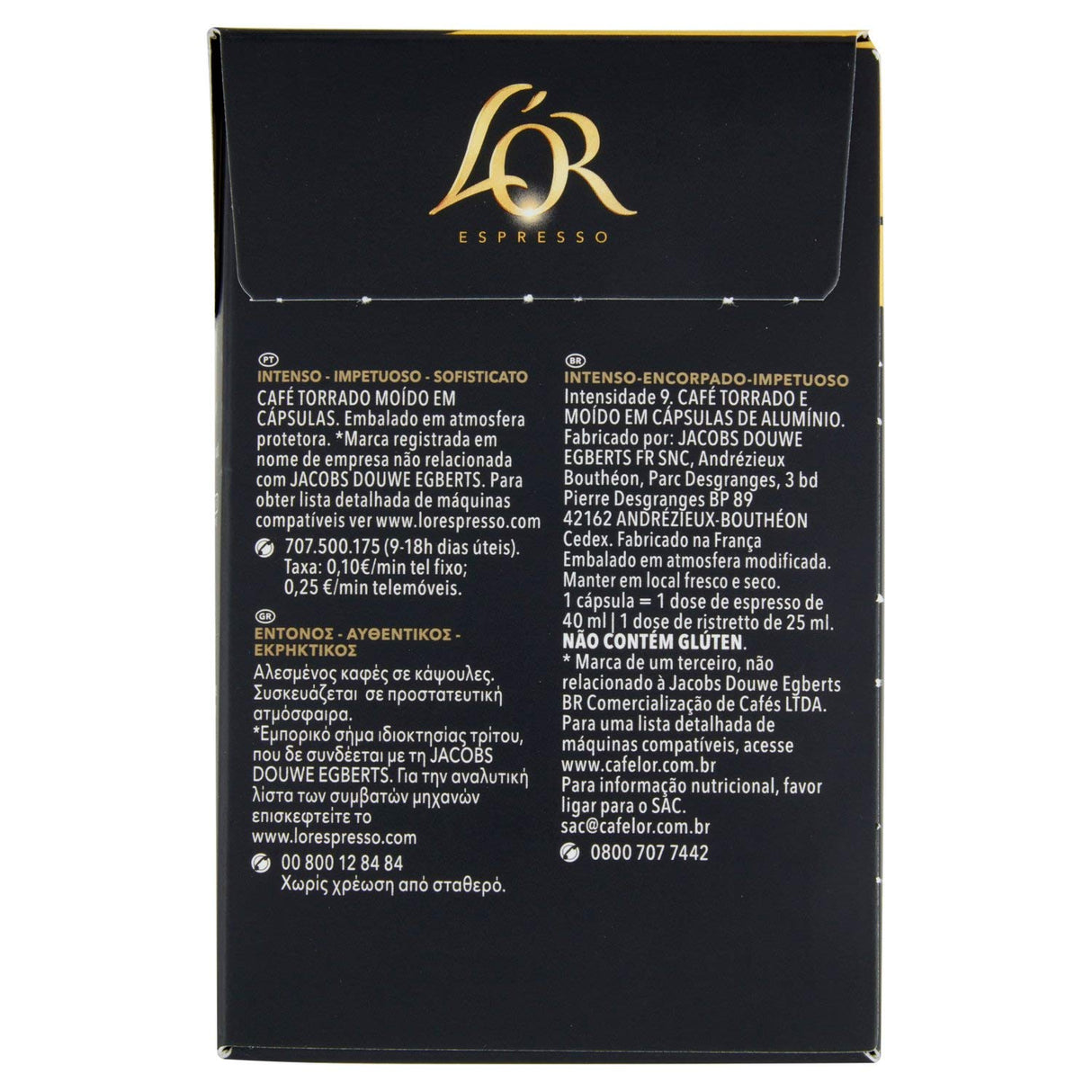 40 Capsule L'Or Ristretto Compatibili Nespresso