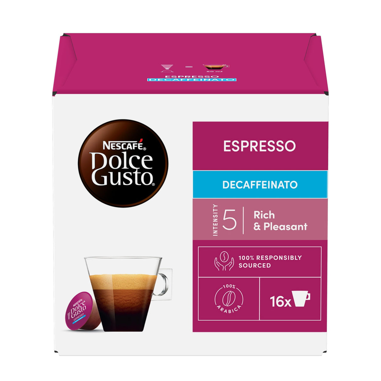 Nescafé Dolce Gusto Espresso Decaffeinato - 16 Capsule per Dolce Gusto