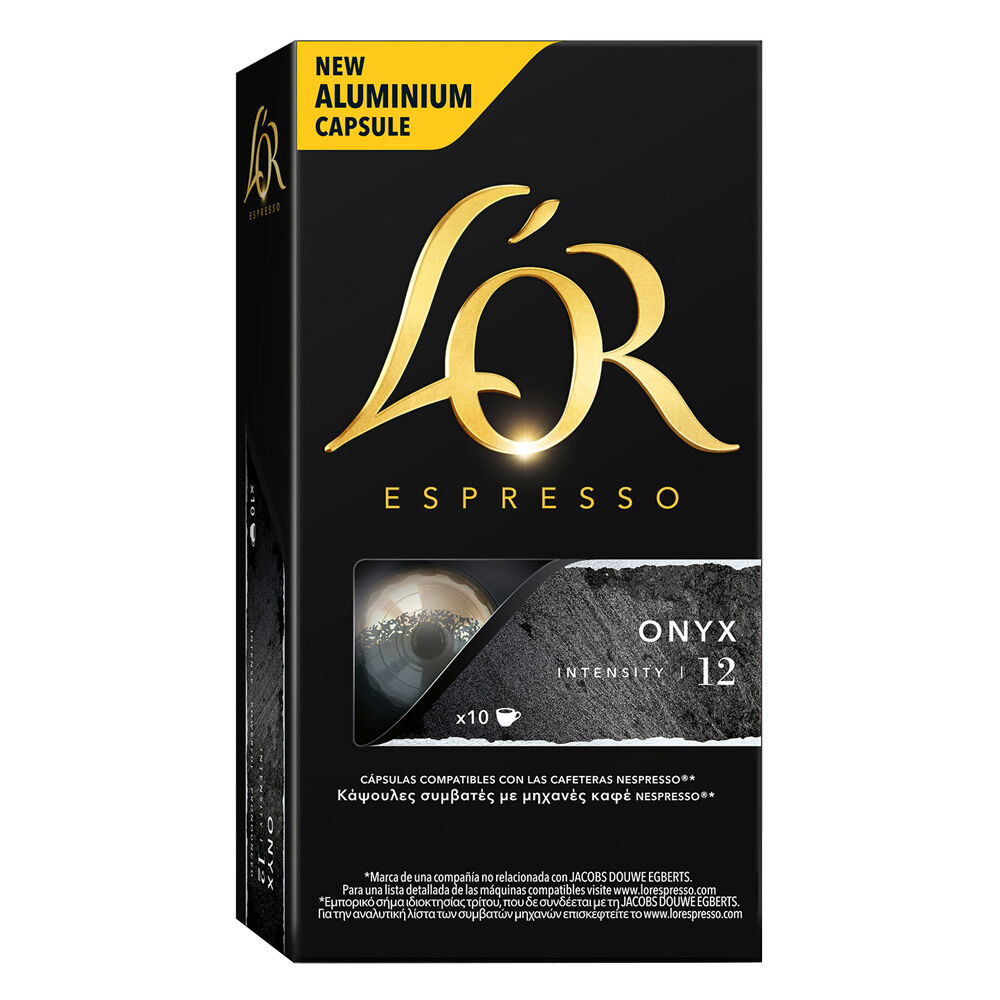 10 Capsule L'Or Onyx Compatibili Nespresso