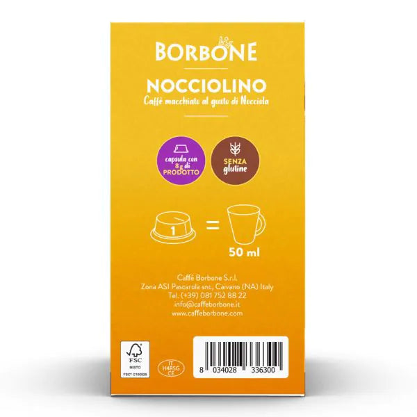 16 Capsule Borbone compatibili A Modo Mio Nocciolino