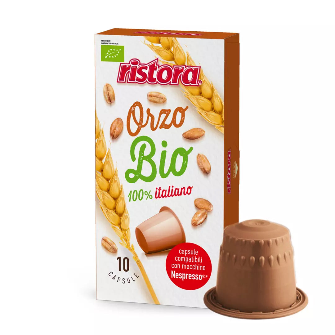 Ristora 10 capsule Compatibile Nespresso - Orzo Biologico