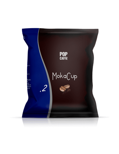 100 Capsule Compatibili Domo, Termozeta ed Espresso Cup Pop Caffè - Moka Cup Cremoso