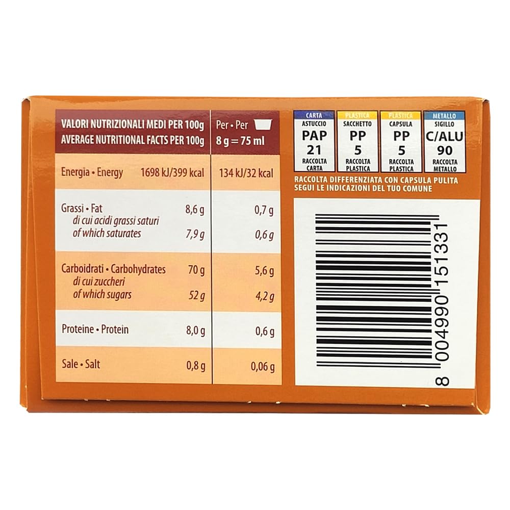 16 Capsule Ristora Cappuccino - compatibile con Lavazza A Modo Mio