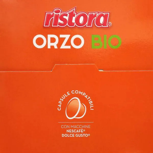 10 Capsule Ristora Orzo Biologico per Nescafè Dolce Gusto