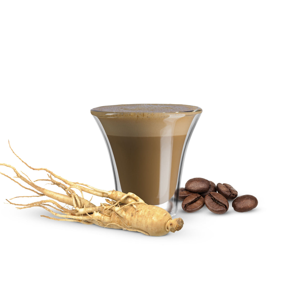 16 Capsule Borbone compatibili con Lavazza A Modo Mio - Caffè Ginseng Zero Senza Zuccheri