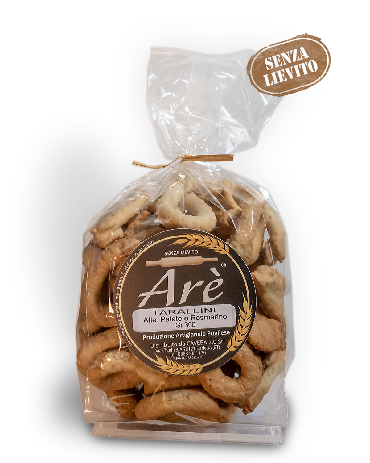 Tarallini ARÈ Patate & Rosmarino Artigianali Pugliesi - conf. 300 g