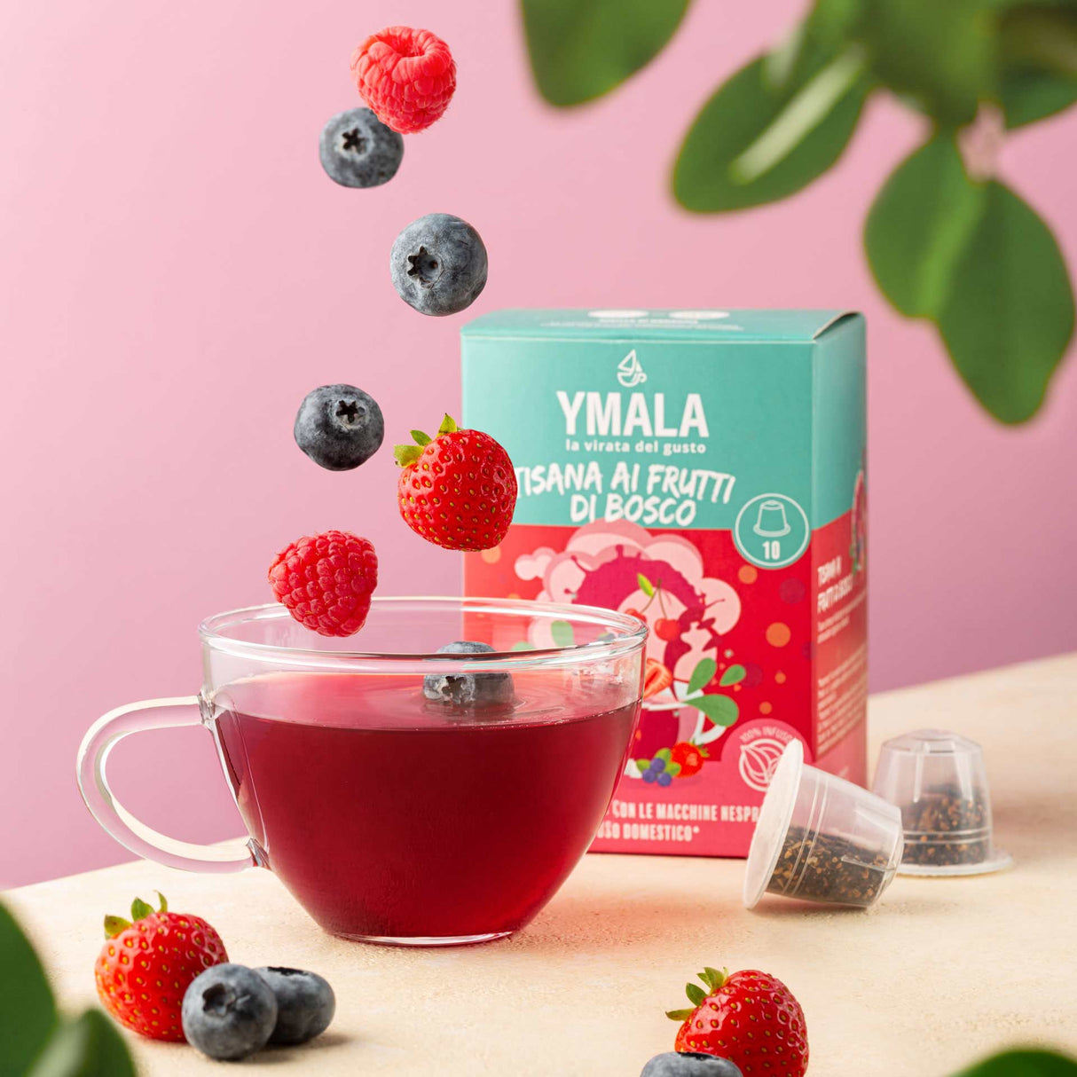 Ymala 10 Capsule Nespresso - Tisana Frutti di Bosco