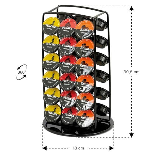 36 Tony - portacapsule per capsule Lavazza A Modo Mio e compatibili