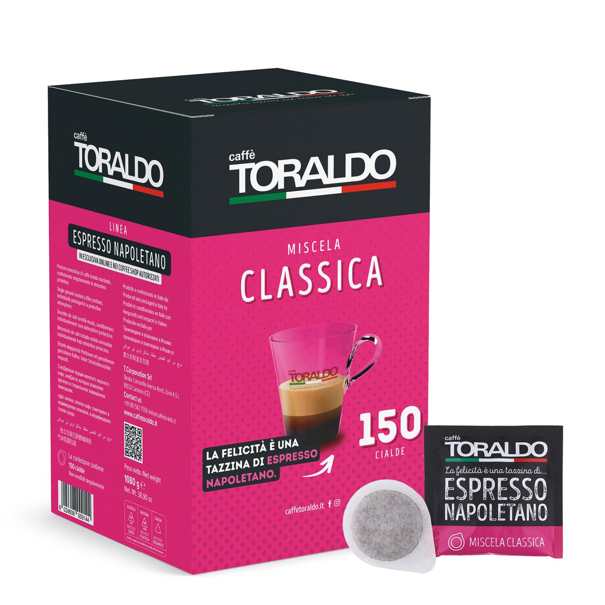 150 Cialde Ese 44mm Toraldo - Miscela Classica MAXI