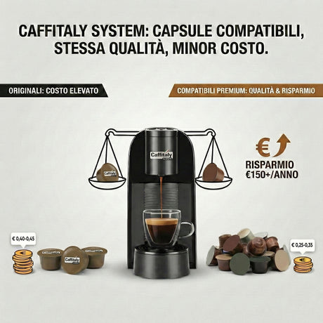 Capsule compatibili Caffitaly per risparmio quotidiano