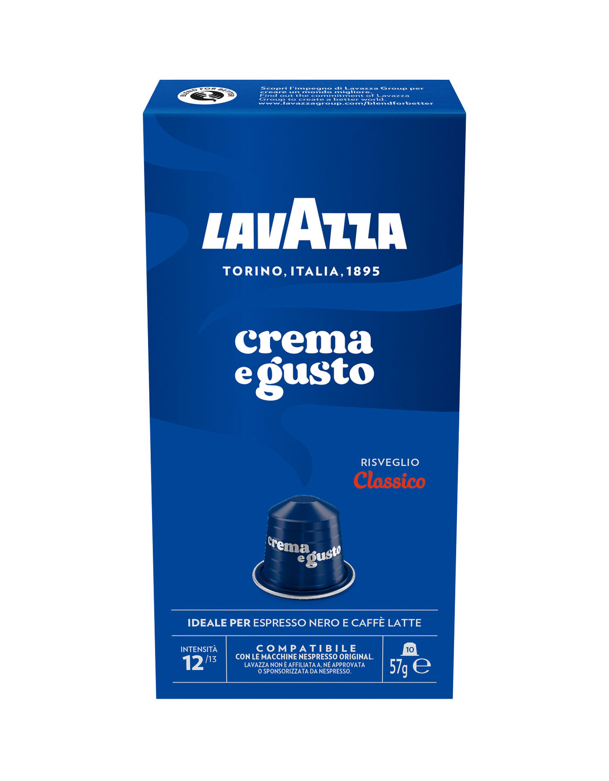 Lavazza Crema e Gusto Classico - 10 Capsule Lavazza per Nespresso