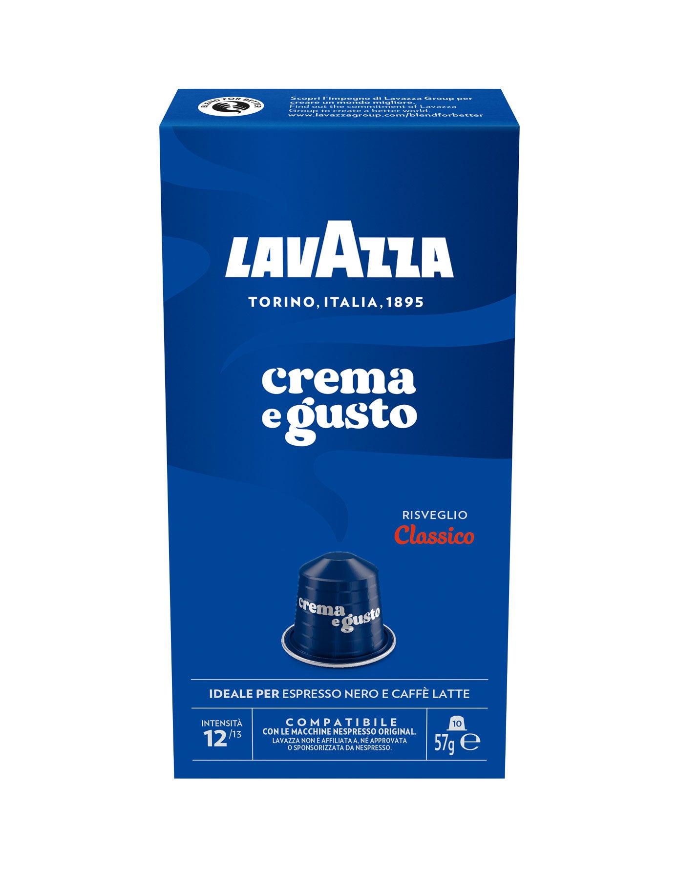 Lavazza Crema e Gusto Classico - 10 Capsule Lavazza per Nespresso