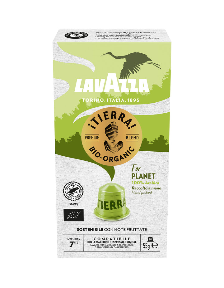 Lavazza ¡Tierra! for Planet - 10 Capsule Lavazza originali per Nespresso