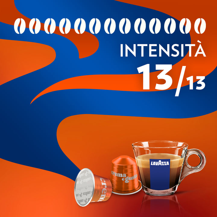 80 Crema e Gusto FORTE Capsule Lavazza compatibili Nespresso