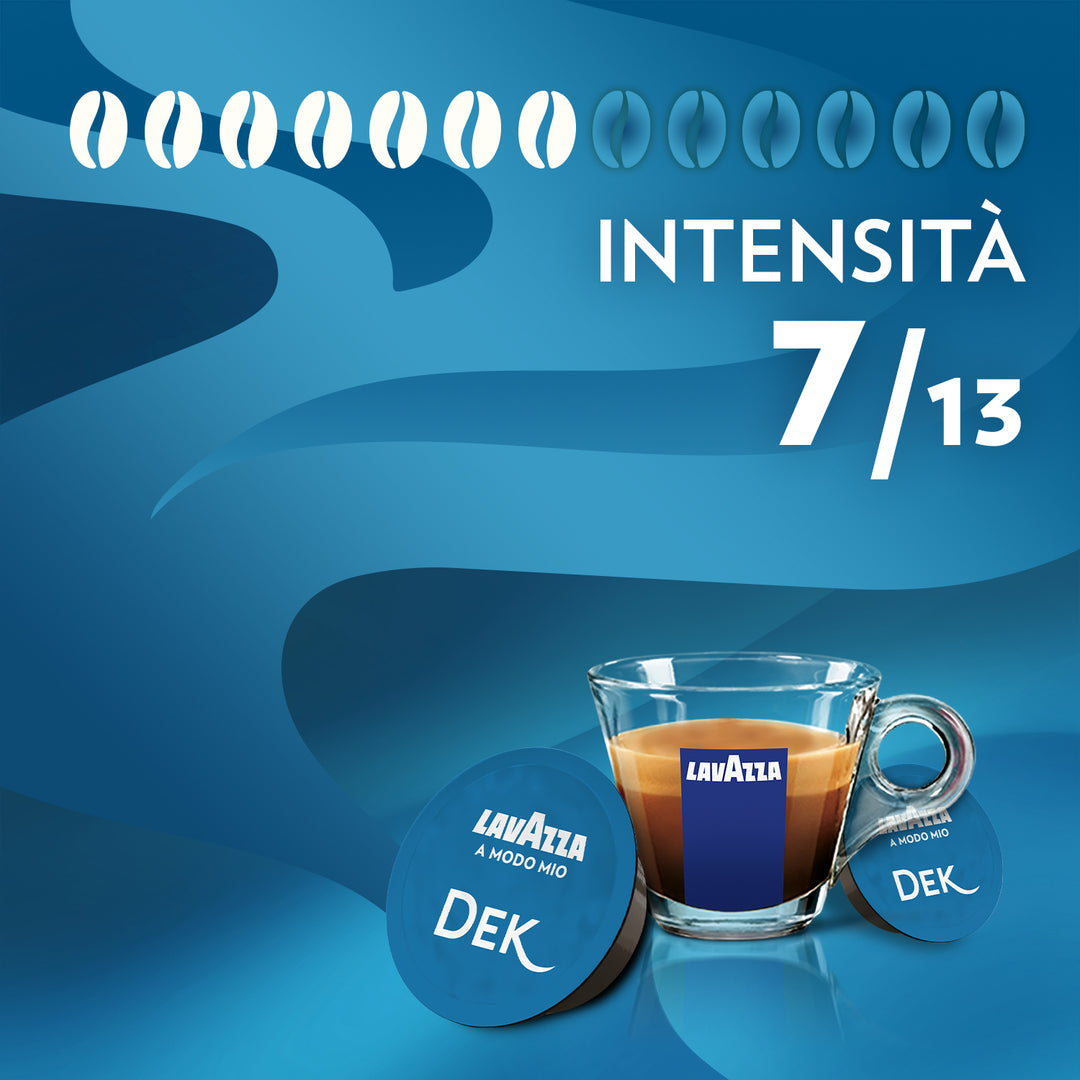 36 capsule Lavazza A Modo Mio Decaffeinato Cremoso