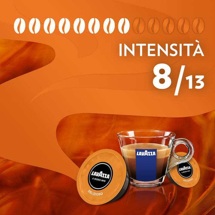 36 Capsule di caffè Originali Lavazza A Modo Mio Delizioso pacco da