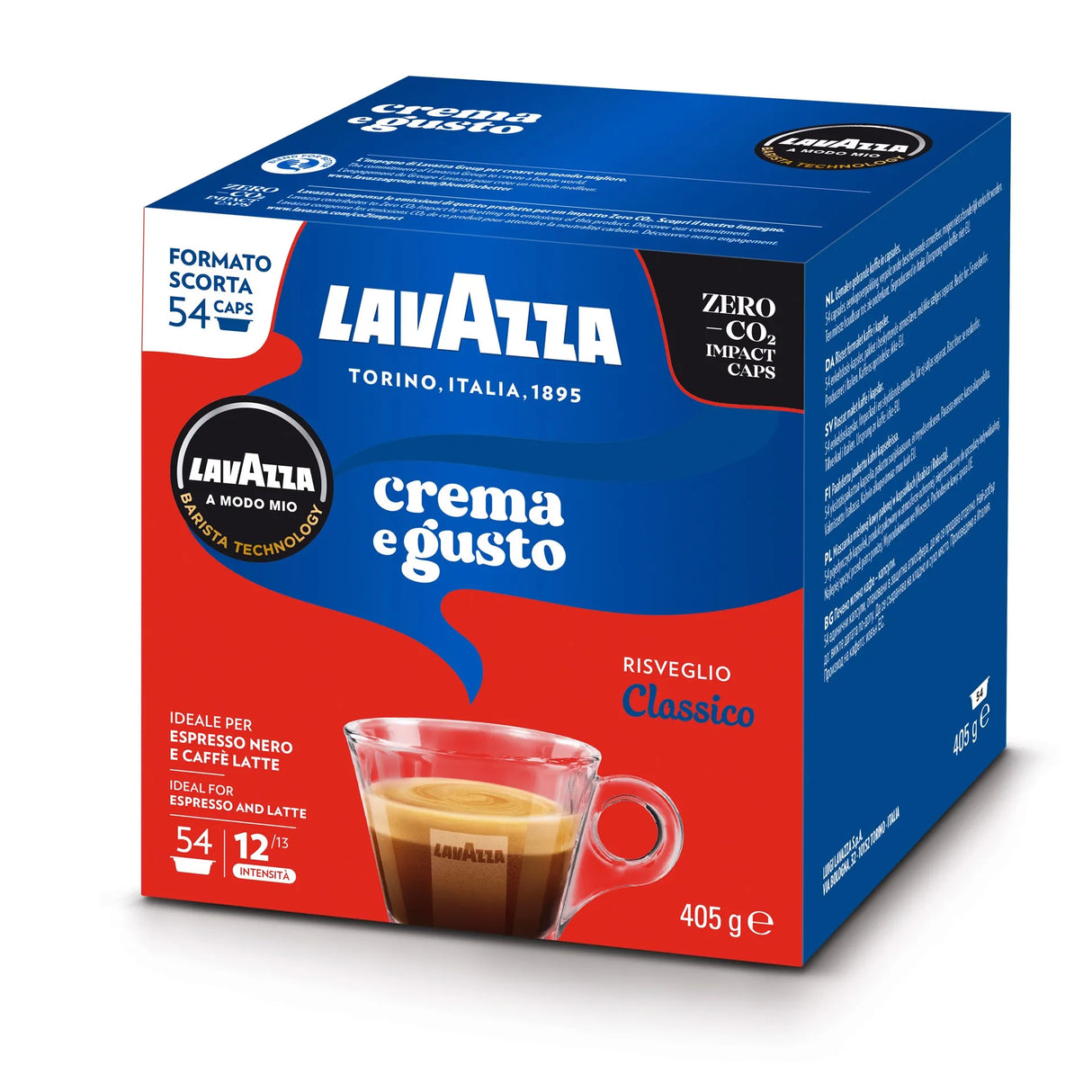 54 Capsule Lavazza A Modo Mio Originali - Crema e Gusto Classico