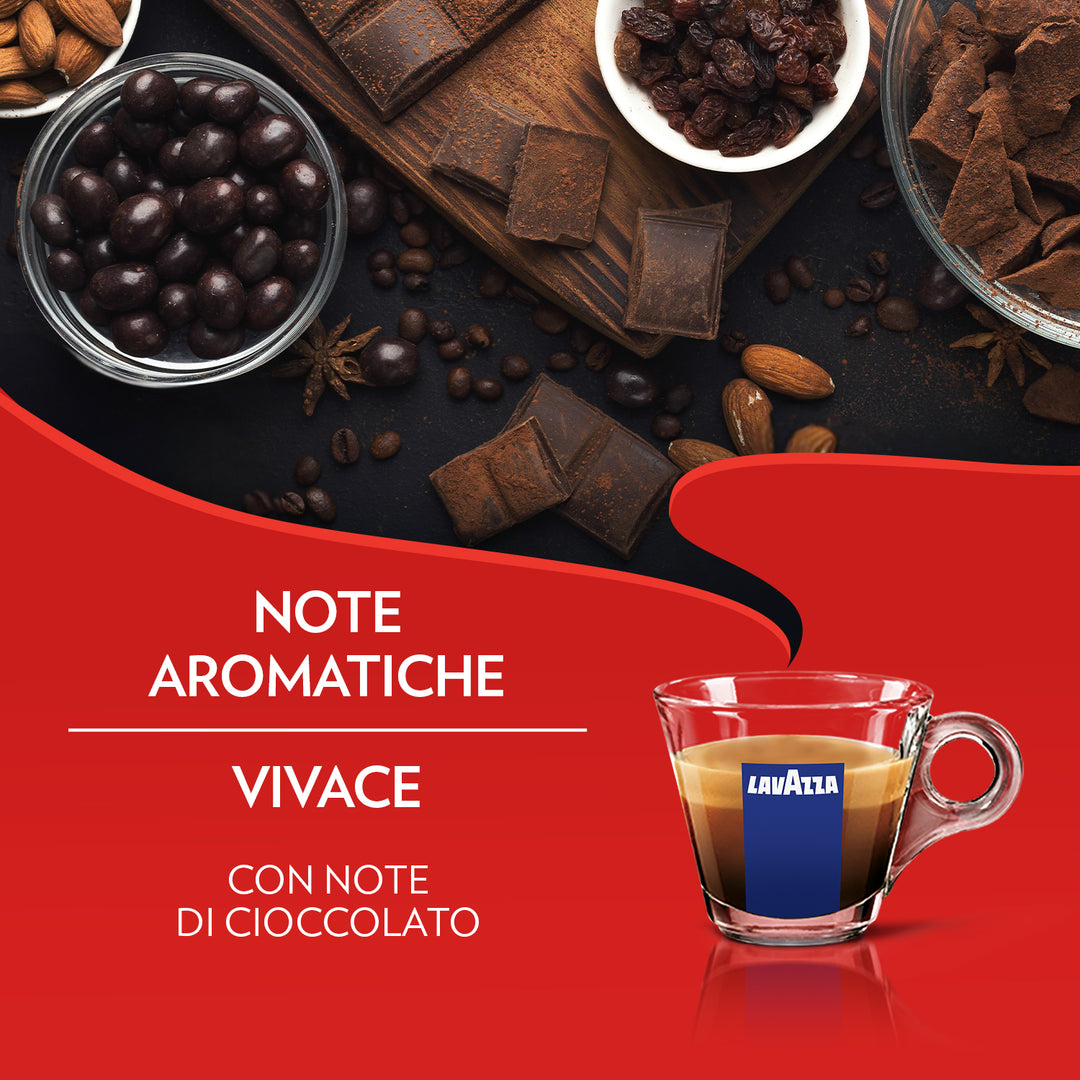80 Qualità Rossa Capsule Lavazza compatibili Nespresso
