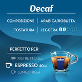 Lavazza 10 Capsule Caffè originali per Nespresso - Decaffeinato