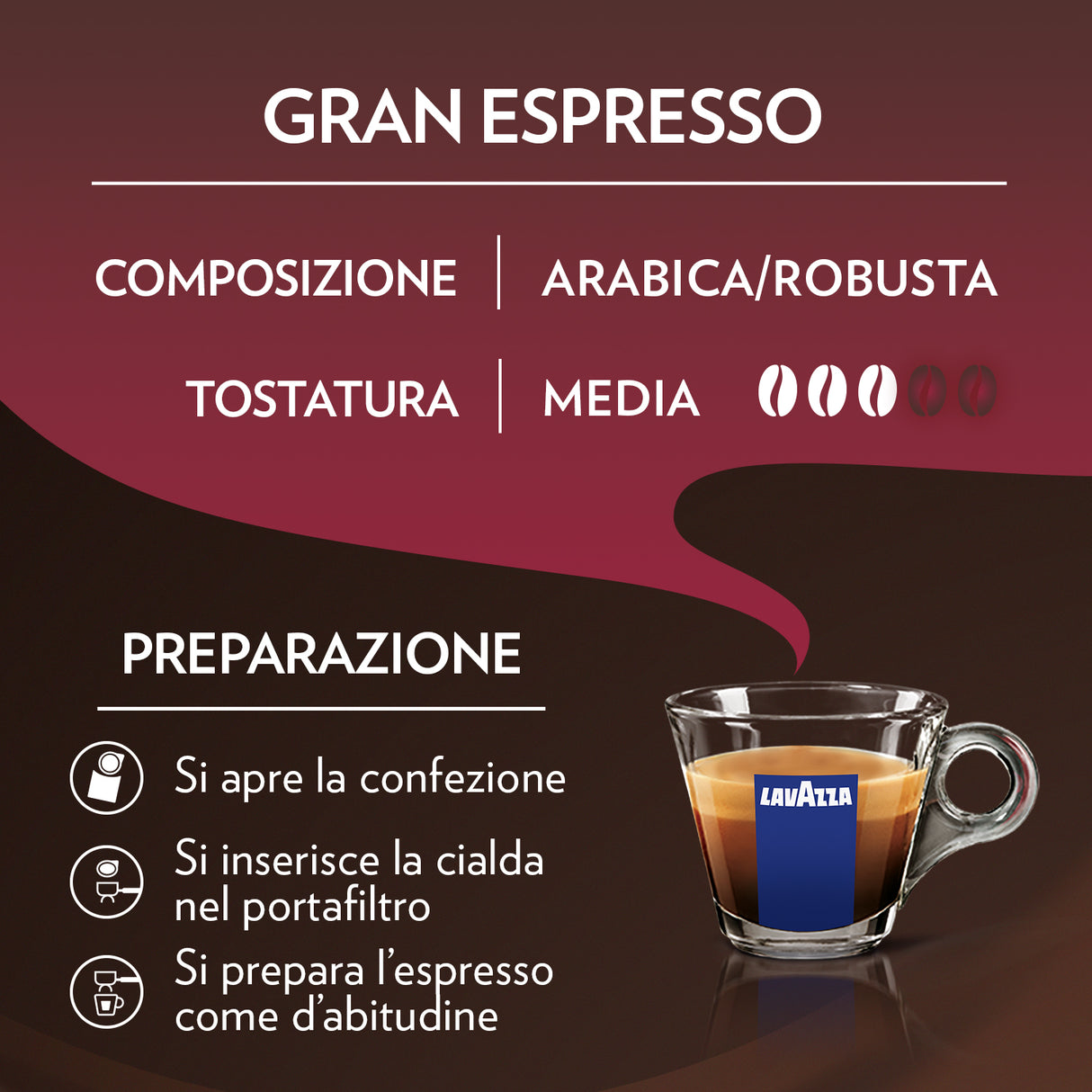 Lavazza 150 Cialde Ese 44mm - Grand Espresso